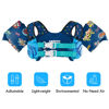 Picture of Chriffer Kids Swim Vest Life Jacket for 22-66 Pounds Boys and Girls, Toddler Floaties with Shoulder Harness Arm Wings for 2,3,4,5,6,7 Years Old Baby