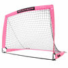 Picture of Franklin Sports Blackhawk Backyard Soccer Goal - Portable Kids Soccer Net - Pop Up Folding Indoor + Outdoor Goals - 4' x 3' - Pink