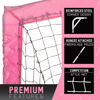 Picture of Franklin Sports Blackhawk Backyard Soccer Goal - Portable Kids Soccer Net - Pop Up Folding Indoor + Outdoor Goals - 4' x 3' - Pink