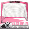 Picture of Franklin Sports Blackhawk Backyard Soccer Goal - Portable Kids Soccer Net - Pop Up Folding Indoor + Outdoor Goals - 4' x 3' - Pink