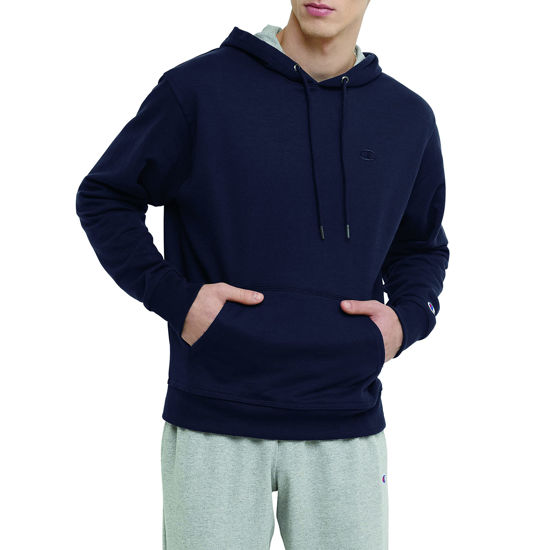 Picture of Champion Men's Hoodie, Powerblend, Fleece Striped Sweatshirt for Men (Reg. or Big & Tall)