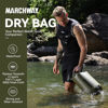 Picture of MARCHWAY Floating Waterproof Dry Bag Backpack 5L/10L/20L/30L/40L, Roll Top Sack Keeps Gear Dry for Kayaking, Rafting, Boating, Swimming, Camping, Hiking, Beach, Fishing (Army Green, 40L)