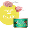 Picture of Tiki Cat Luau Shredded Meat, Ahi Tuna & Chicken Recipe in Chicken Consumme, Grain-Free Balanced Nutrition Wet Canned Cat Food, For All Life Stages, 6 oz. Cans (Pack of 8)