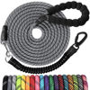 Picture of Dog Leash - 3/4/5/6/10/15/20/30/50/100/150FT Heavy Duty Leash with Swivel Lockable Hook and,Reflective Threads Bungee Dog Leash Comfortable Padded Handle for Walking for Small Medium Large Dog