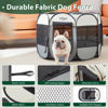 Picture of Love's cabin Pet Puppy Dog Playpen, Medium Dog Tent Crates Cage Indoor/Outdoor, Portable Playpen for Dog and Cat, Foldable Pop Up Dog Kennel Playpen with Carring Case, Removable Zipper Top, Grey