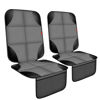 Picture of XHYANG Car Seat Protector 2 Pack Car Seat Cushion Mat Thickest Padding,Waterproof 600D Fabric Car Seat Covers for Non-Slip Backing Mesh Pockets for Baby and Pet 2 Seat Protector Gray