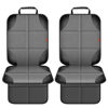 Picture of XHYANG Car Seat Protector 2 Pack Car Seat Cushion Mat Thickest Padding,Waterproof 600D Fabric Car Seat Covers for Non-Slip Backing Mesh Pockets for Baby and Pet 2 Seat Protector Gray