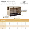 Picture of Explore Land 42 inches Dog Crate Cover - Heavy Duty Polyester Pet Kennel Cover Universal Fit for Wire Dog Crate (Light Tan)