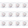 Picture of 12 Pack Baseball Display Case UV Protected Acrylic Clear Baseball Holder Square Cube Ball Protector Memorabilia Autograph Display Box for Official Size Baseball