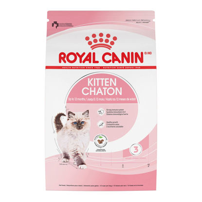 Picture of Royal Canin Feline Health Nutrition Dry Kitten Food, Supports Digestive Health, Immune Support and Healthy Energy, 3 lb Bag