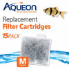 Picture of Aqueon Aquarium Fish Tank Replacement Filter Cartridges Medium - 15 pack