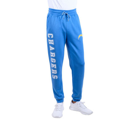 Picture of Ultra Game NFL Men's Super Soft Game Day Jogger Sweatpants, Los Angeles Chargers, Team Color Stripe, Large