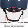 Picture of Kids Bike Helmet, Adjustable and Multi-Sport, from Toddler to Youth, 3 Sizes (Navy)