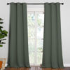 Picture of NICETOWN Room Darkening Curtain Panels - Toddler Boy Bedroom Drapes with Grommet Top, Energy Smart Window Treatment Curtains(Dark Mallard, 42 inches W x 90 inches L, 2 Panels)