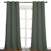 Picture of NICETOWN Room Darkening Curtain Panels - Toddler Boy Bedroom Drapes with Grommet Top, Energy Smart Window Treatment Curtains(Dark Mallard, 42 inches W x 90 inches L, 2 Panels)