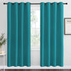 Picture of NICETOWN Room Darkening Curtains 78 inch Length 2 Panels, Thermal Insulated Grommet Blackout Curtains for Modern Casual Elegant Bedroom Kids Room Theme Decoration (Peacock Teal, 2 Pieces, W55)