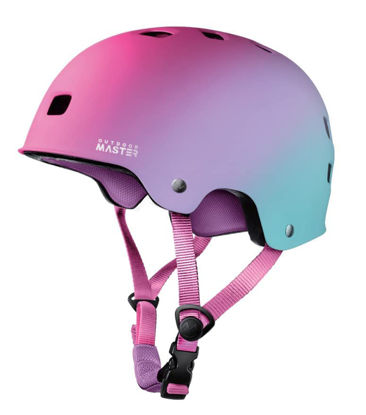 Picture of OutdoorMaster Skateboard Cycling Helmet - Two Removable Liners Ventilation Multi-Sport Scooter Roller Skate Inline Skating Rollerblading for Kids, Youth & Adults - XS - Sorbet