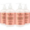 Picture of SheaMoisture Curl Shine Silicone Free Conditioner 4 Count for Curly Hair Coconut Hibiscus Moisturize & Define 13oz