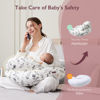 Picture of Momcozy Nursing Pillow for Breastfeeding, Original Plus Size Breastfeeding Pillows for Mom and Baby, with Removable Cotton Cover and Adjustable Waist Strap