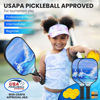 Picture of MTEN Pickleball Paddles, Approved Fiberglass 2 Pickleball Paddles, 4 Paddles Balls, 1 Carry Bag, Lightweight Pickleball Paddles Set of 2 with Rackets & Carry Bag Pickleball Set for Beginner