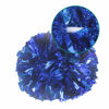 Picture of Hooshing 6PCS Cheerleading Pom Poms Metallic Blue Cheer Pom Poms for Kids Adults for Cheering Festival Sports Spirited DanceTraining