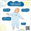 Picture of Magic Sleepsuit Baby Merlin's Swaddle Transition Product - Cotton - Blue colour - for 3-6 Months baby