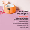 Picture of KoluaWax Premium Waxing Kit for Women - Hot Melt Hard Wax Warmer for Hair Removal, Eyebrow, Bikini, Legs, Face, Brazilian Wax - Machine, 4-Pack Beads, Accessories, Peach Fuzz