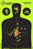 Picture of Splatterburst Targets - 12 x18 inch - Silhouette Splatter Target - Easily See Your Shots Burst Bright Fluorescent Yellow Upon Impact - Made in USA (50 Pack)