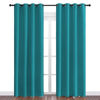 Picture of NICETOWN Room Darkening Curtains 86 inch Length 2 Panels, Thermal Insulated Grommet Blackout Curtains for Modern Casual Elegant Bedroom Kids Room Theme Decoration (Peacock Teal, 2 Pieces, W55)