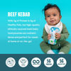 Picture of Serenity Kids 7+ Months World Explorers Baby Food Pouches Puree Made With Ethically Sourced Meats & Organic Veggies | 3.5 Ounce BPA-Free Pouch | Beef Kebab | 12 Count