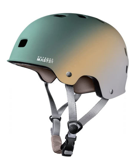 Picture of OutdoorMaster Skateboard Cycling Helmet - Two Removable Liners Ventilation Multi-Sport Scooter Roller Skate Inline Skating Rollerblading for Kids, Youth & Adults - XS - Nature