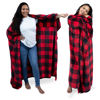 Picture of Wearable Blanket Cape with Sleeves - Cozy Wearable Blankets for Women and Men - Mothers Day Gifts for Wife, Gifts for Her, Gifts for Girlfriend, Birthday Gifts for Women Who Have Everything Checkered