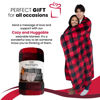 Picture of Wearable Blanket Cape with Sleeves - Cozy Wearable Blankets for Women and Men - Mothers Day Gifts for Wife, Gifts for Her, Gifts for Girlfriend, Birthday Gifts for Women Who Have Everything Checkered