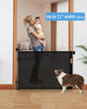 Picture of Veraste Retractable Baby Gate,Mesh Baby Gate or Mesh Dog Gate,33" Tall,Extends up to 71" Wide,Child Safety Gate for Doorways,Stairs,Hallways,Indoor/Outdoor（Black,33"x71"）