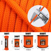 Picture of 1000Ib Paracord Rope - 100ft / 200ft / 500ft / 1000ft 4mm,12 Strand Parachute Spool Cord,para Cord Lanyard for Camping,Hammock,Clothsline,Hiking,Fishing,Survival braceletand Survival