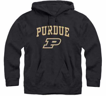 Picture of Barnesmith Purdue University Boilermakers Hooded Sweatshirt, Heritage, Black, X-Large