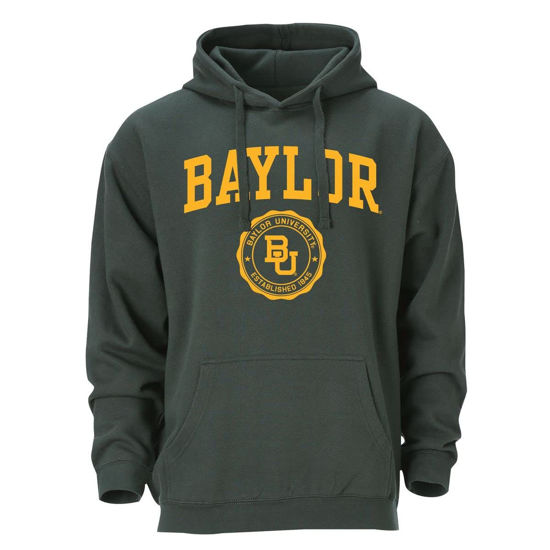 Picture of Barnesmith Baylor University Bears Hooded Sweatshirt, Heritage, Hunter Green, XX-Large