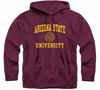 Picture of Barnesmith Arizona State University Sun Devils Hooded Sweatshirt, Heritage, Maroon, Small