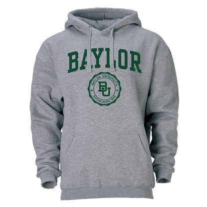 Picture of Barnesmith Baylor University Bears Hooded Sweatshirt, Heritage, Charcoal Grey, XX-Large