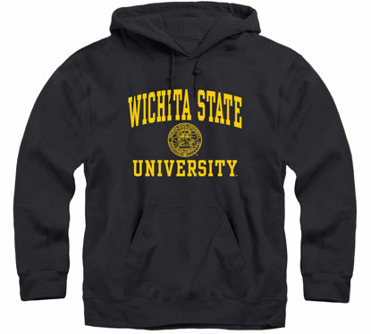 Picture of Barnesmith Wichita State University Shockers Hooded Sweatshirt, Heritage, Black, Medium