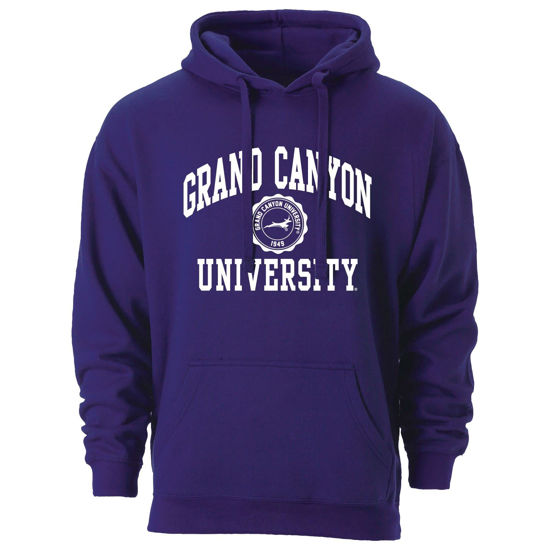 Picture of Barnesmith Grand Canyon University GCU Lopes Hooded Sweatshirt, Heritage, Purple, X-Large