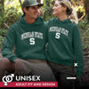 Picture of Campus Colors Adult Arch & Logo Soft Style Gameday Hooded Sweatshirt (Michigan State Spartans - Green, XX-Large)