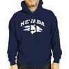 Picture of Campus Colors Adult Arch & Logo Soft Style Gameday Hooded Sweatshirt (Nevada Wolf Pack - Blue, Small)