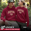 Picture of Campus Colors Adult Arch & Logo Soft Style Gameday Hooded Sweatshirt (Denver Pioneers - Red, Medium)