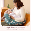 Picture of Momcozy Plus Size Nursing Pillows for Breastfeeding, Portable Nursing Pillow| Breastfeeding, Bottle Feeding, for Mom and Baby, More Support| Security Fence and Removable Cotton Cover