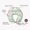 Picture of Momcozy Original Nursing Pillow and Positioner - Plus Size Feeding Pillow | Breastfeeding, Bottle Feeding, Baby Support | with Adjustable Waist Strap and Removable Cotton Cover, Green Forest