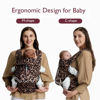 Picture of Momcozy Baby Carrier Newborn to Toddler - Ergonomic, Cozy and Lightweight Infant Carrier for 7-44lbs, Effortless to Put On, Ideal for Hands-Free Parenting, Enhanced Lumbar Support, Leopard