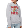 Picture of Junk Food Clothing x NFL - San Francisco 49ers - Team Helmet - Unisex Adult Pullover Fleece Hoodie for Men and Women - Size X-Large