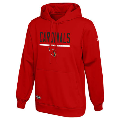 Picture of New Era NFL Men's Safety Performance Pullover Hooded Sweatshirt, Pro Football Fleece Hoodie, Arizona Cardinals, X-Large