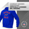 Picture of Team Fan Apparel NFL Gameday Adult Hooded Sweatshirt, Pro Football Fleece Hoodie Pullover Sweatshirt (Buffalo Bills - Blue, Adult X-Large)